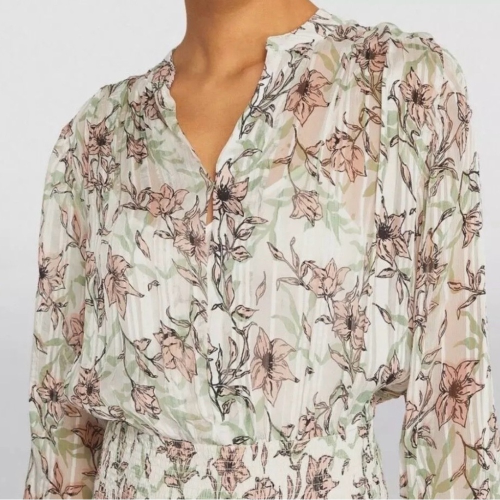 Rag & Bone Calista Floral Maxi Dress - Large